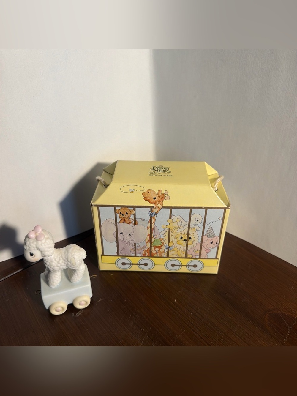 Precious Moments happy birthday little lamb